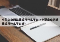 小型企业网站建设用什么平台（小型企业网站建设用什么平台好）